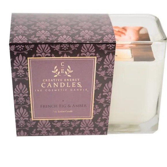 10 oz French Fig - Award Winning Soy Lotion Candle With Anti Aging Properties - Picture 1 of 3